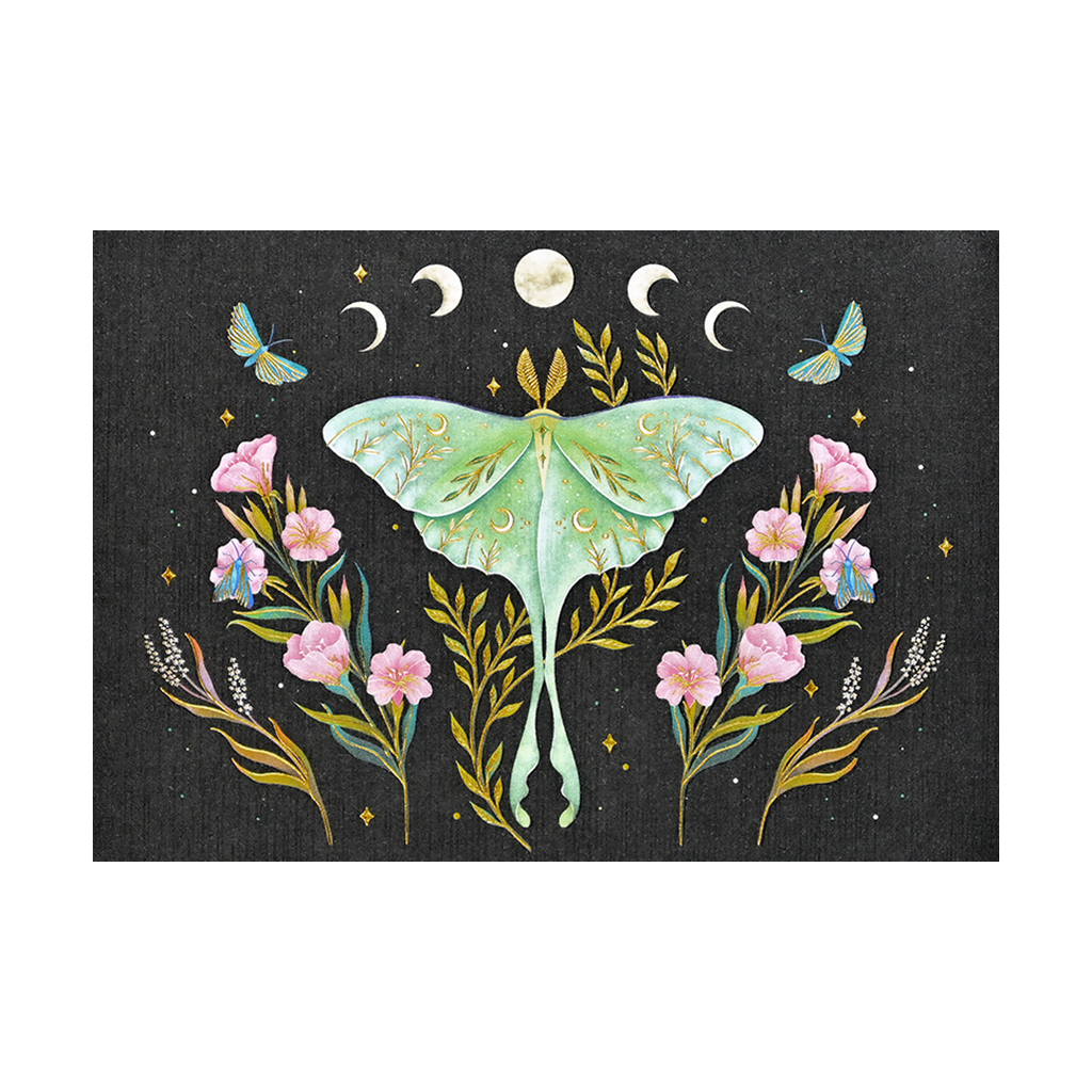 Luna Moth Note Cards
