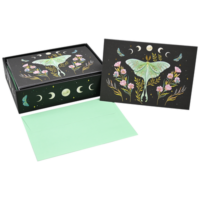 Luna Moth Note Cards
