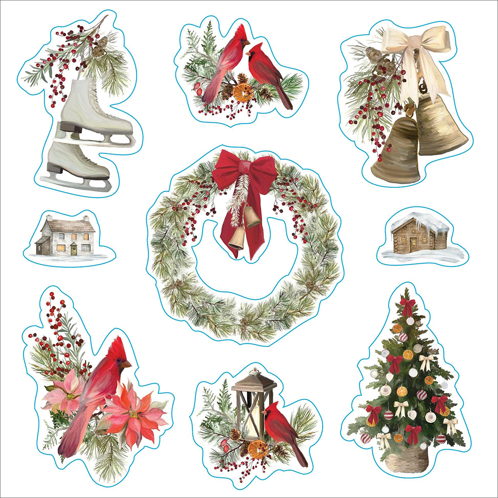 Merry & Bright Christmas! Festive Sticker Book