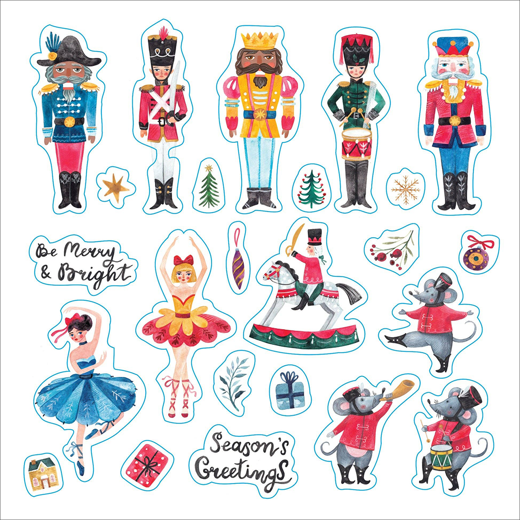 Merry & Bright Christmas! Festive Sticker Book