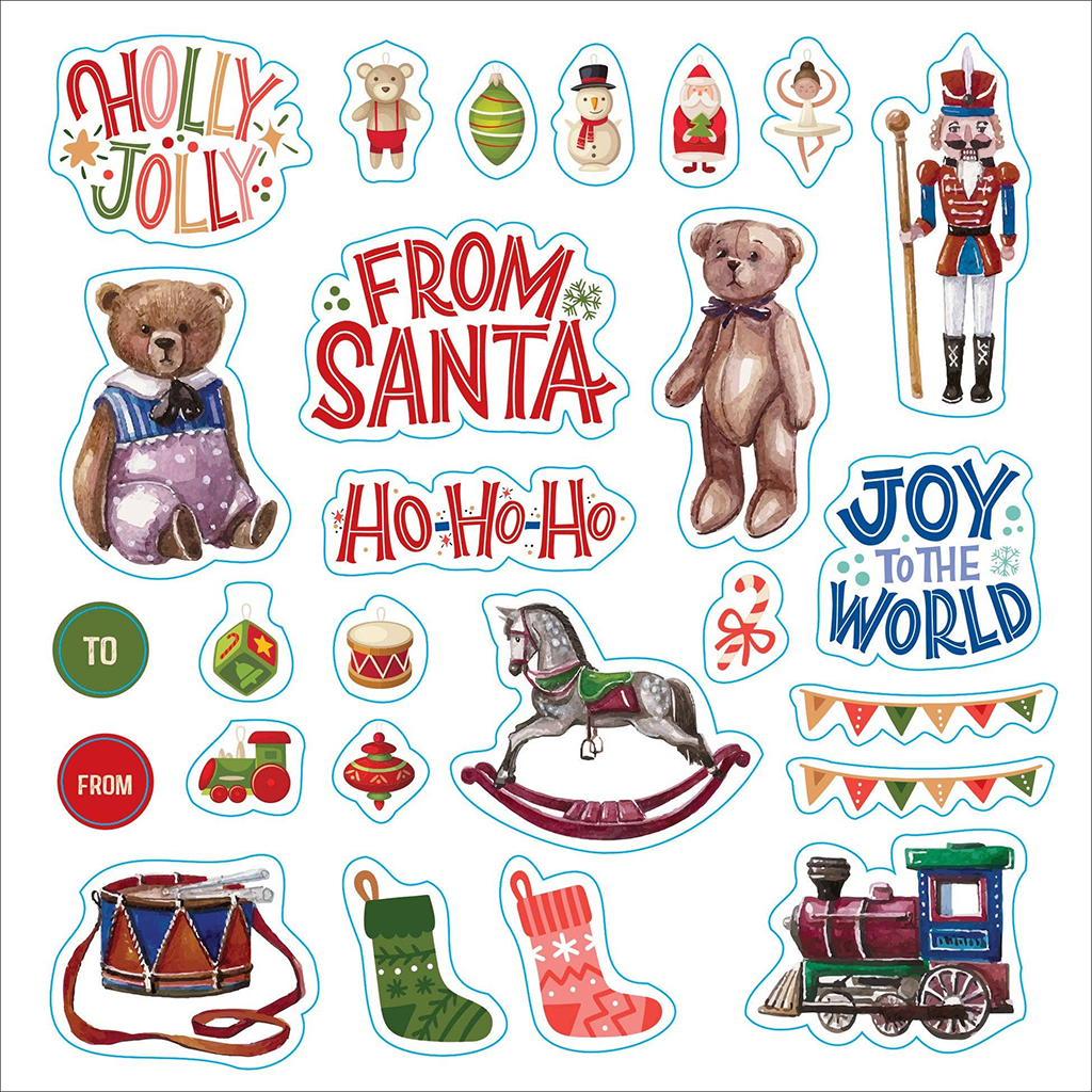 Merry & Bright Christmas! Festive Sticker Book