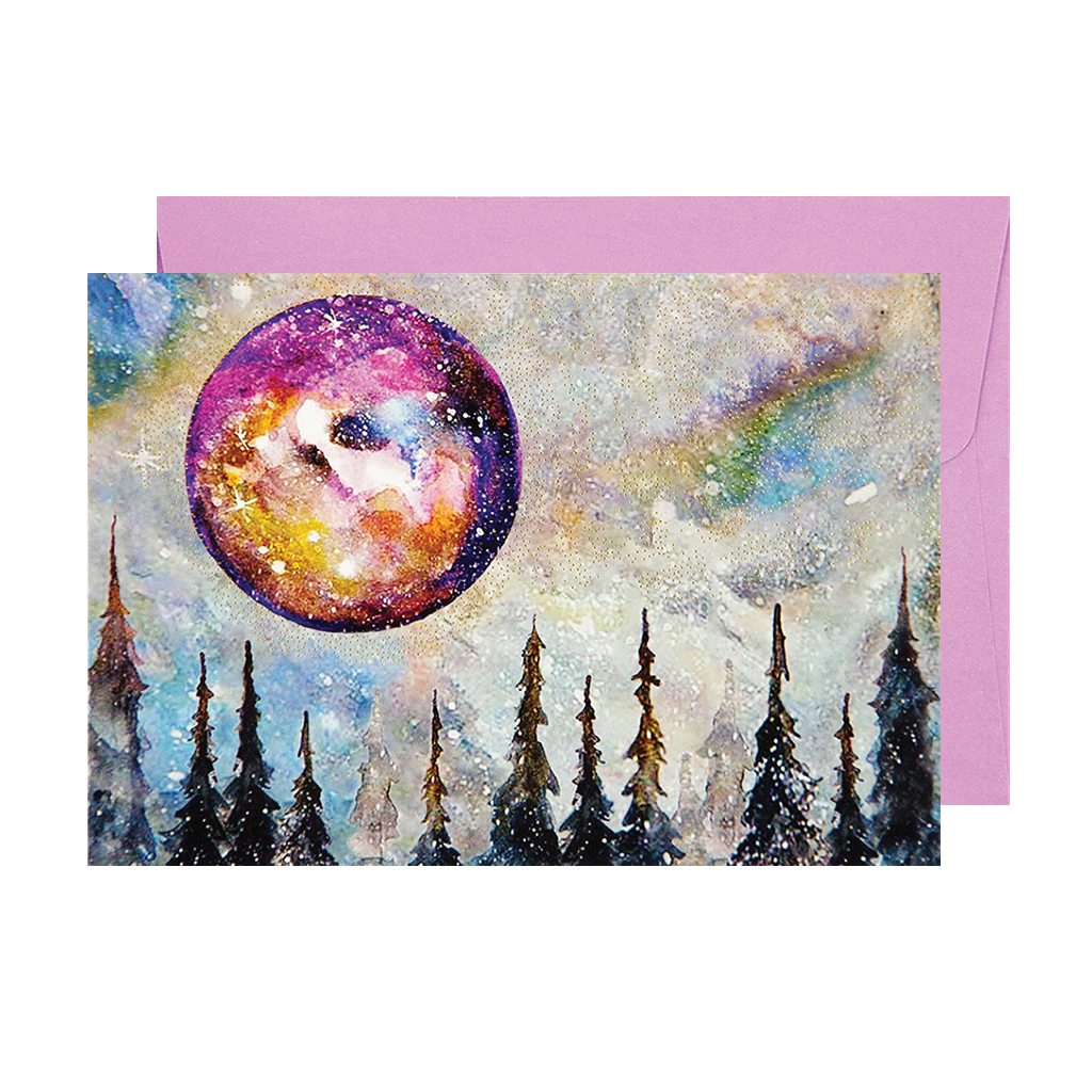 Mystic Moon Blank Note Cards