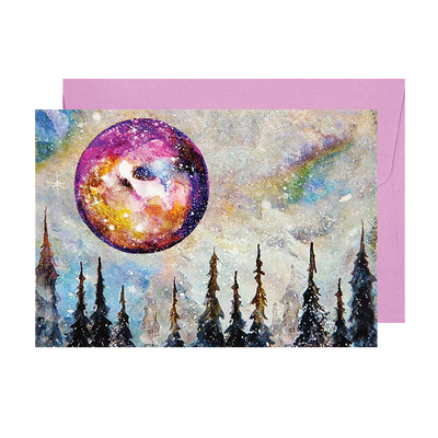 Mystic Moon Blank Note Cards