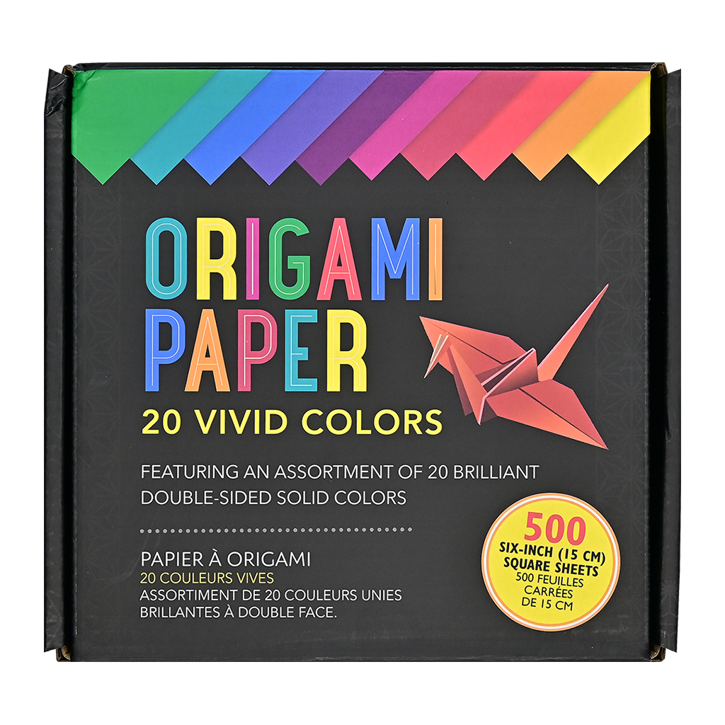 Origami Paper Solid Color Set, 500 Sheets