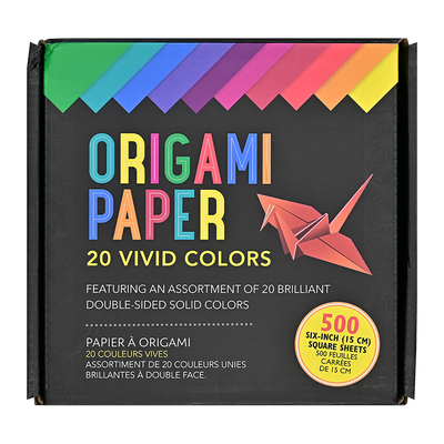 Origami Paper Solid Color Set, 500 Sheets