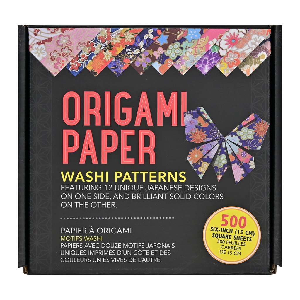 Origami Paper Washi Patterns Set, 500 Sheets