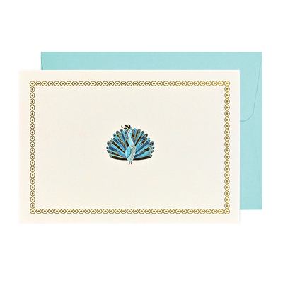 Peacock Blank Note Cards