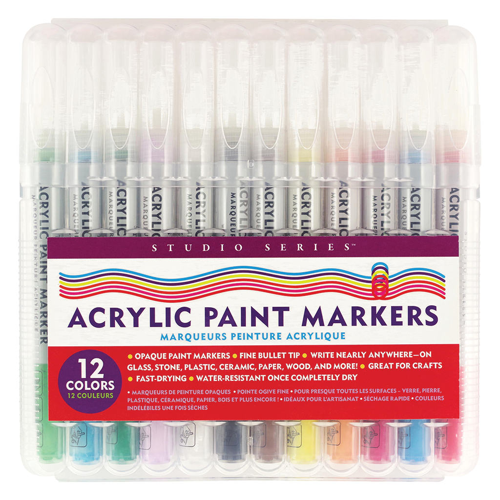 Studio Series Acrylic Paint Marker Set, 12 ct.