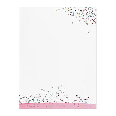 Juego de papelería Árbol de Corazones