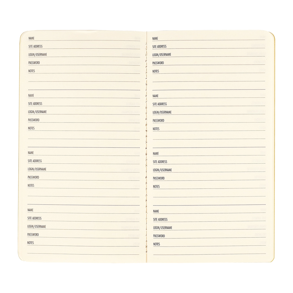 Voyager Internet Password Log Book, 2 pack