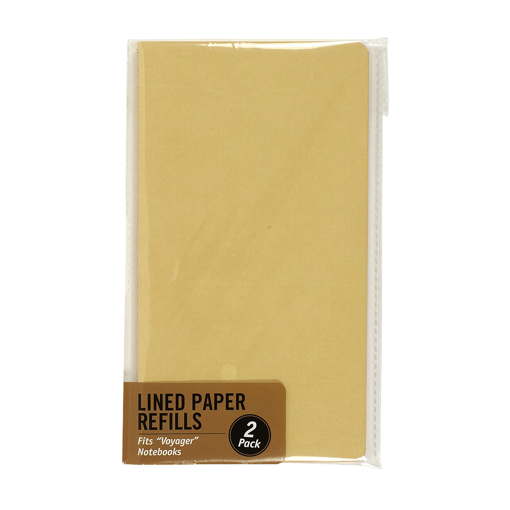 Voyager Lined Paper Refill, 2 pack