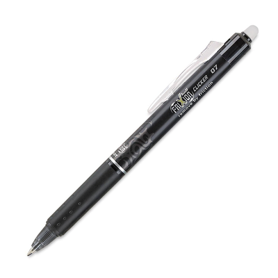 Pilot Frixion Ball Clicker Erasable Pen, 0.7mm - Black