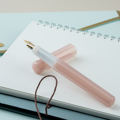 Pilot Kakuno Madoromi Fountain Pen, Light Pink