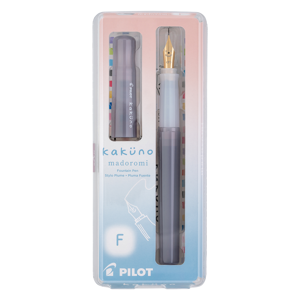 Pilot Kakuno Madoromi Fountain Pen, Nimbus Gray