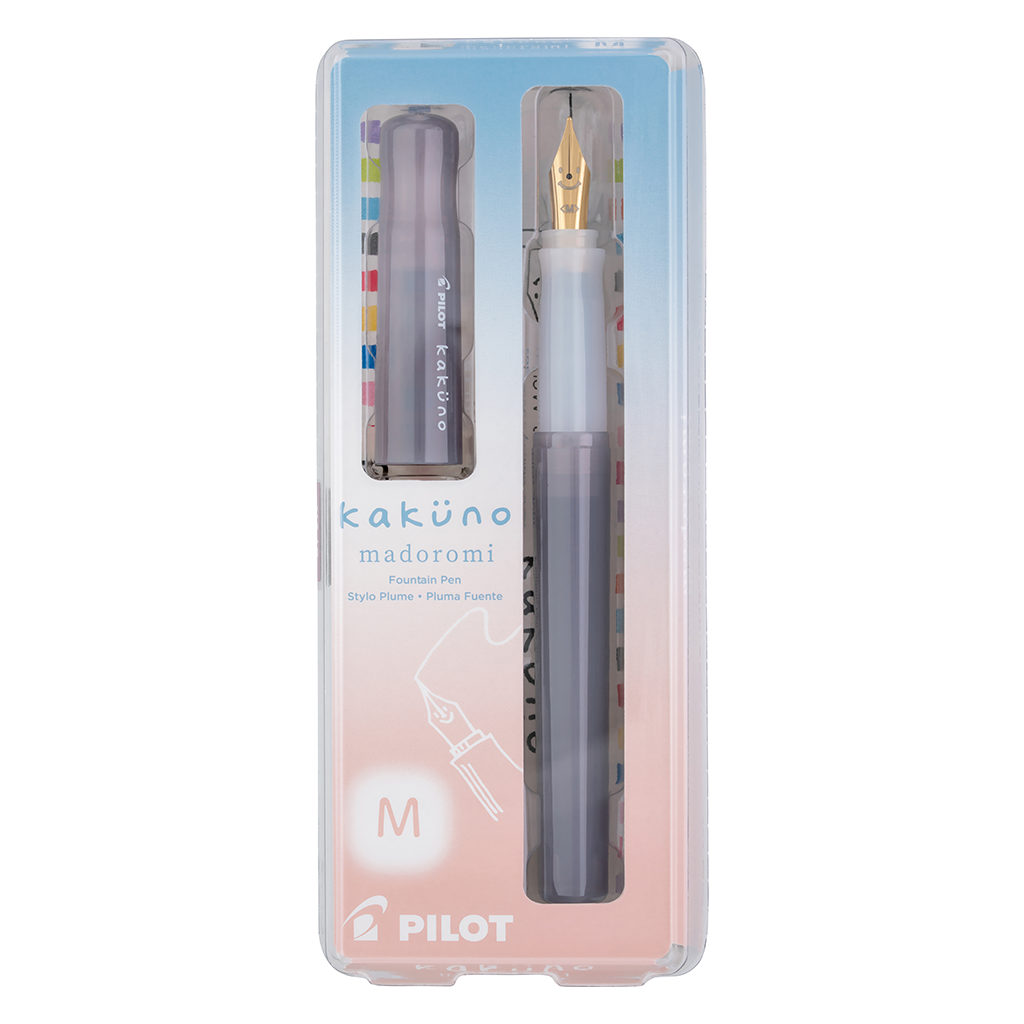 Pilot Kakuno Madoromi Fountain Pen, Nimbus Gray