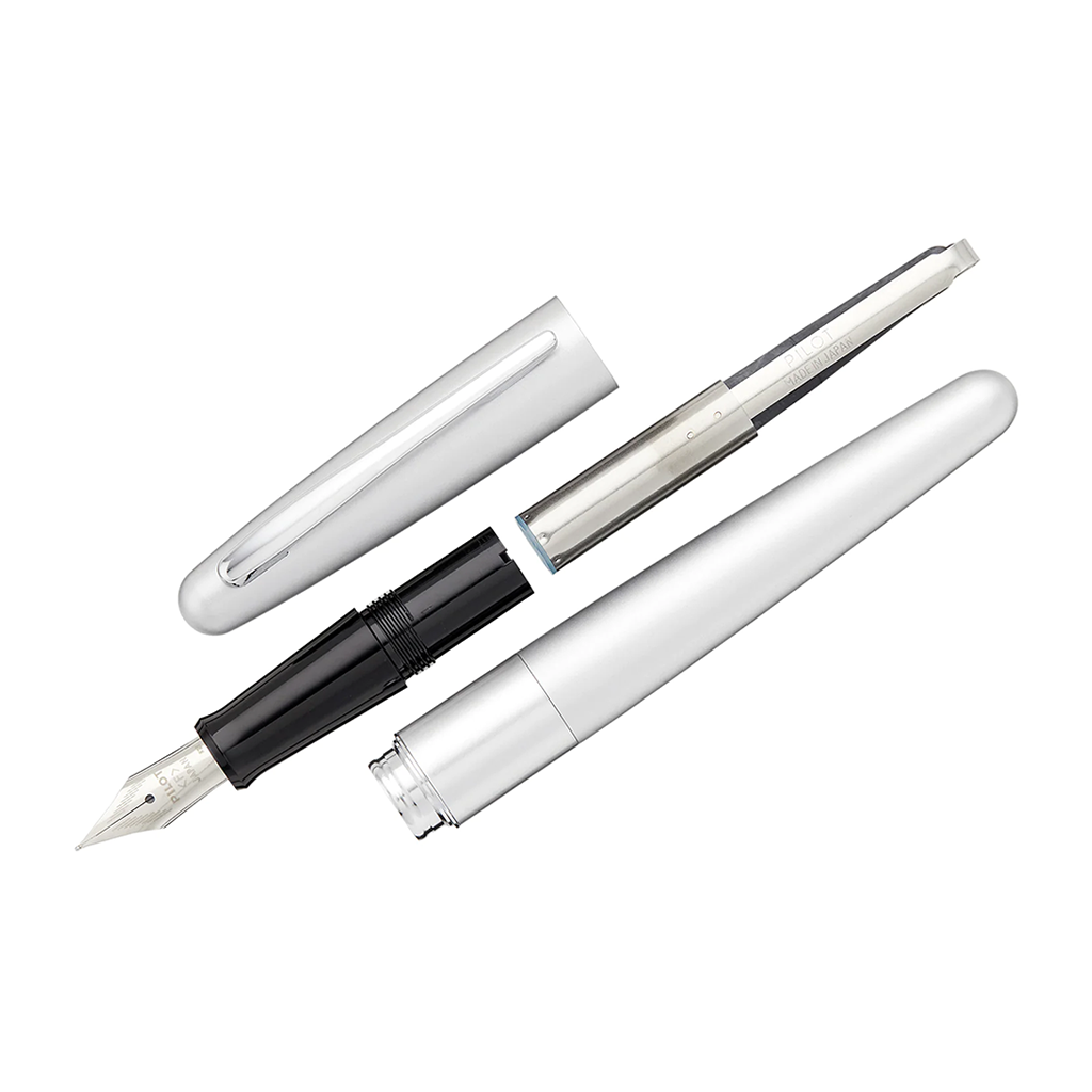 Pluma estilográfica Pilot Metropolitan, plata