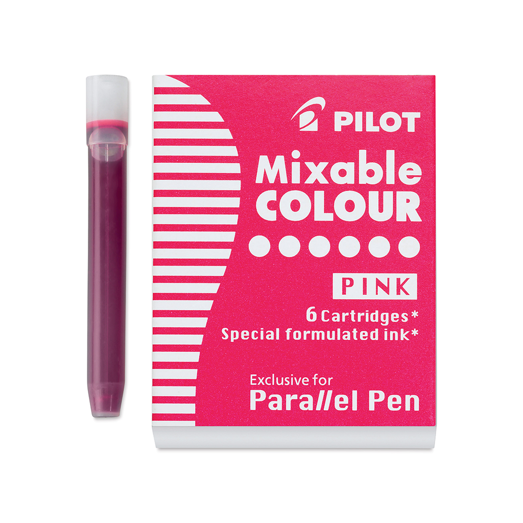 Pilot Parallel Ink Cartridge, 6 Ct - Pink