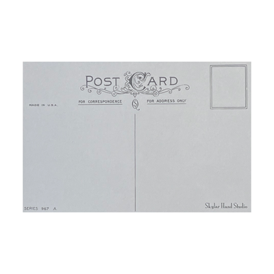 Stamp & Label Postcard