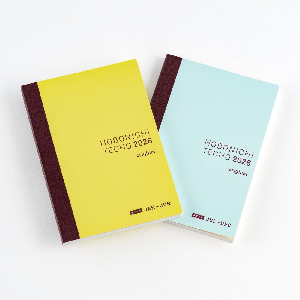 Hobonichi Techo 2026 Original Avec Book, A6 - Jan/Mon Start (Japanese)