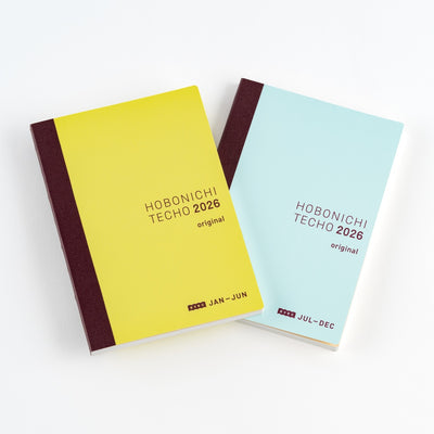 Hobonichi Techo 2026 Original Avec Book, A6 - Jan/Mon Start (Japanese)