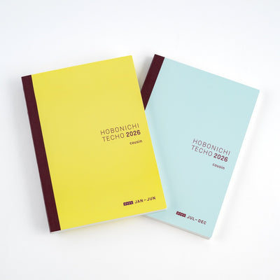 Hobonichi Techo 2026 Cousin Avec Book, A5 - Jan/Mon Start (Japanese)