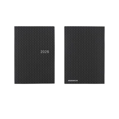Hobonichi Techo 2026 HON, A6 - Paper Series: Black Gingham