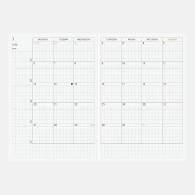 Hobonichi Techo 2026 Planner Book, A6 - Jan/Mon Start (English)