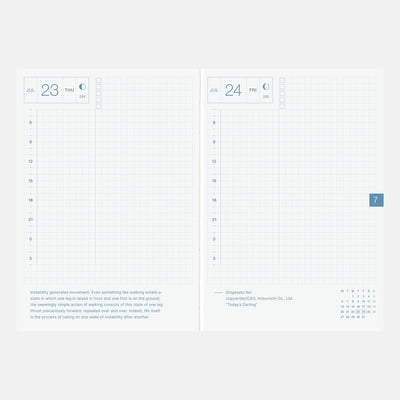 Hobonichi Techo 2026 Original Book, A6 - Jan/Mon Start (English)