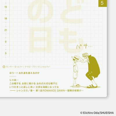 Hobonichi Techo 2026 Original Book, A6 - ONE PIECE: Jan/Mon Start (Japanese)