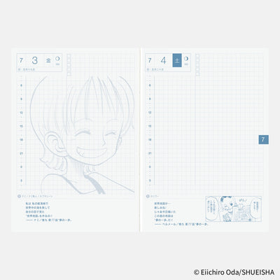 Hobonichi Techo 2026 Original Book, A6 - ONE PIECE: Jan/Mon Start (Japanese)