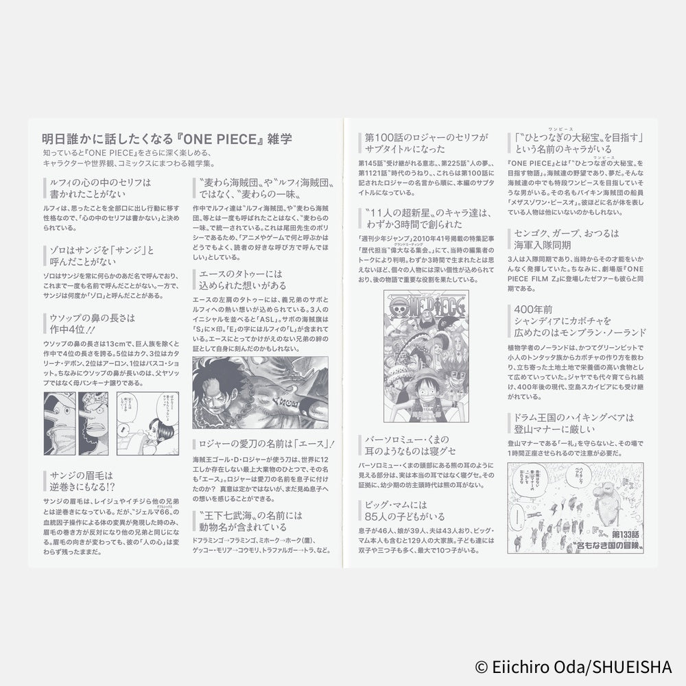 Hobonichi Techo 2026 Original Book, A6 - ONE PIECE: Jan/Mon Start (Japanese)