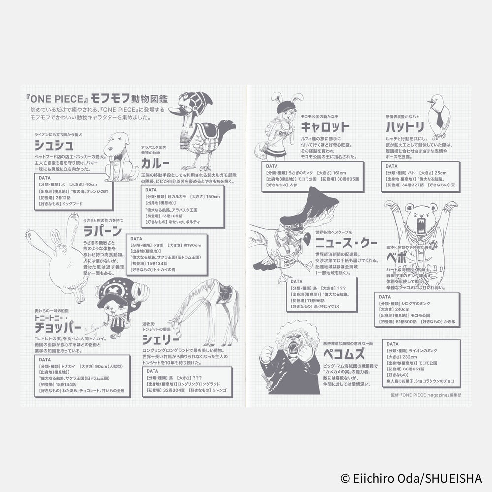 Hobonichi Techo 2026 Original Book, A6 - ONE PIECE: Jan/Mon Start (Japanese)