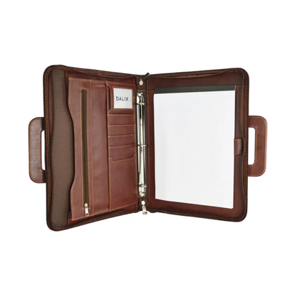 Professional Excel Slim Portfolio Briefcase, Brown