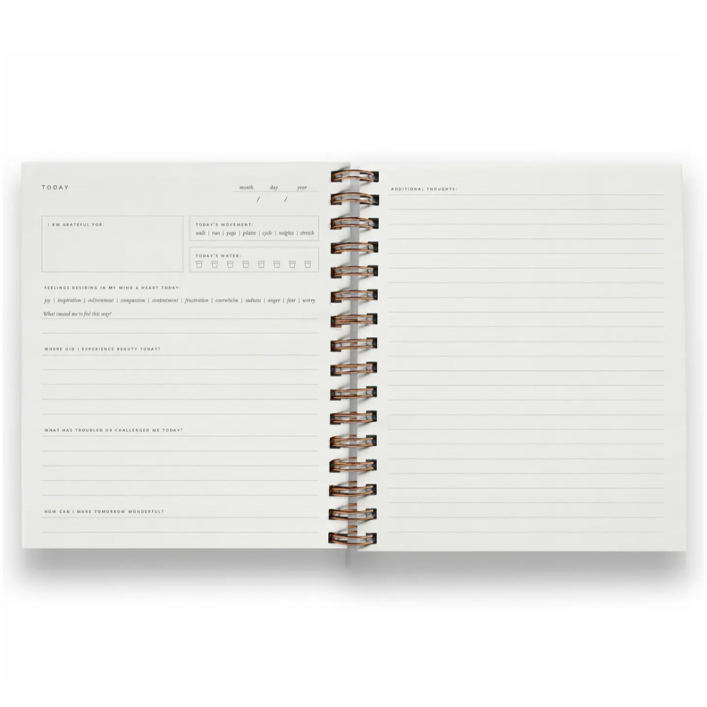 Ramona & Ruth Daily Pause Journal, Chalk White