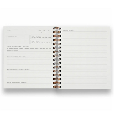 Ramona & Ruth Daily Pause Journal, Chalk White