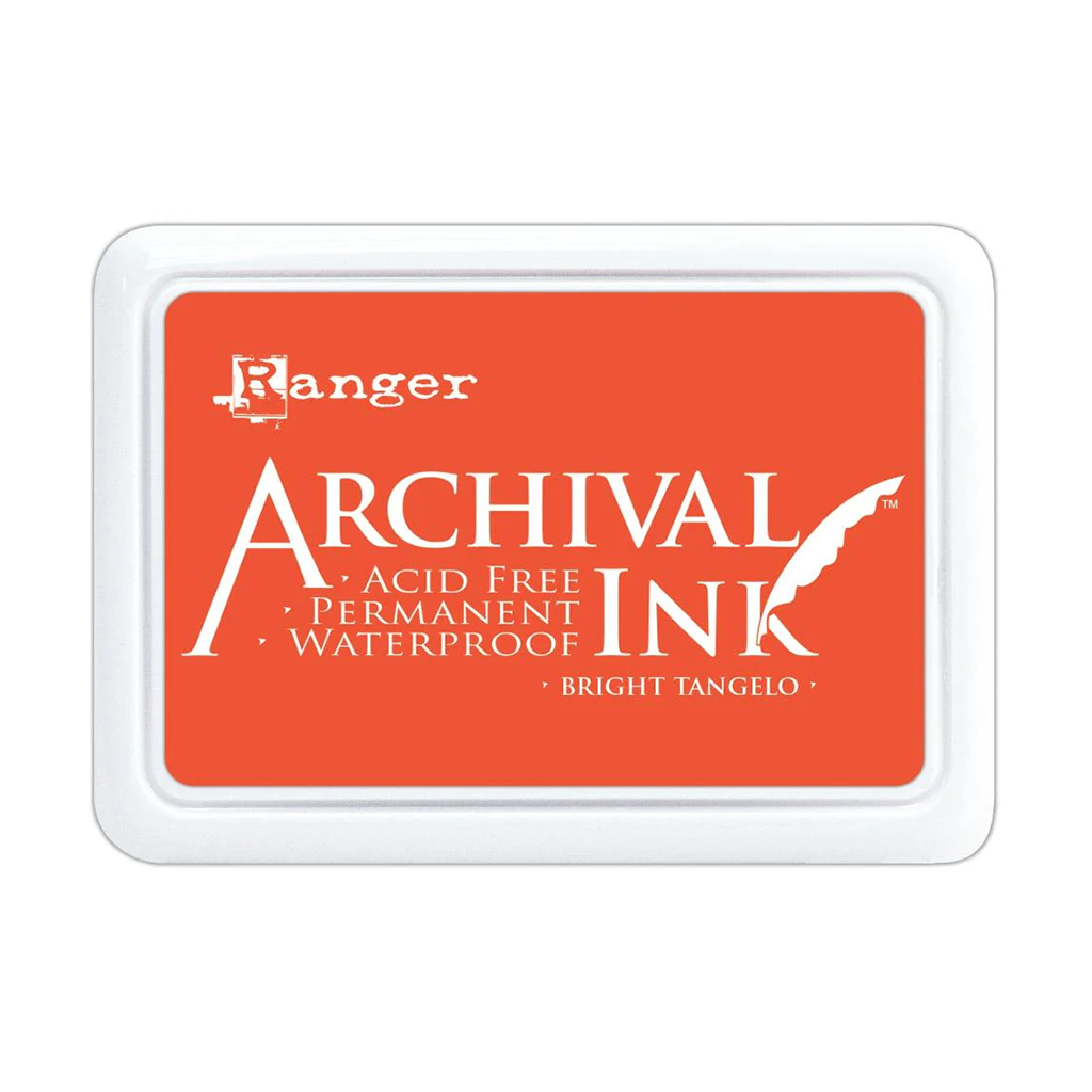 Ranger Archival Ink Pad #0, Bright Tangelo, Image 1