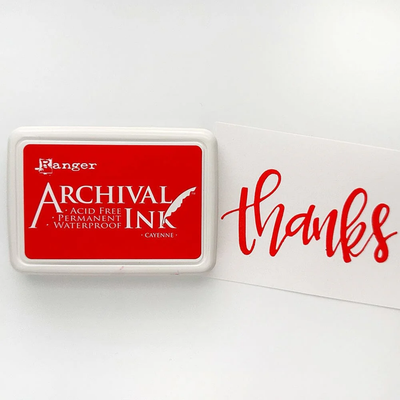 Ranger Archival Ink Pad #0, Cayenne