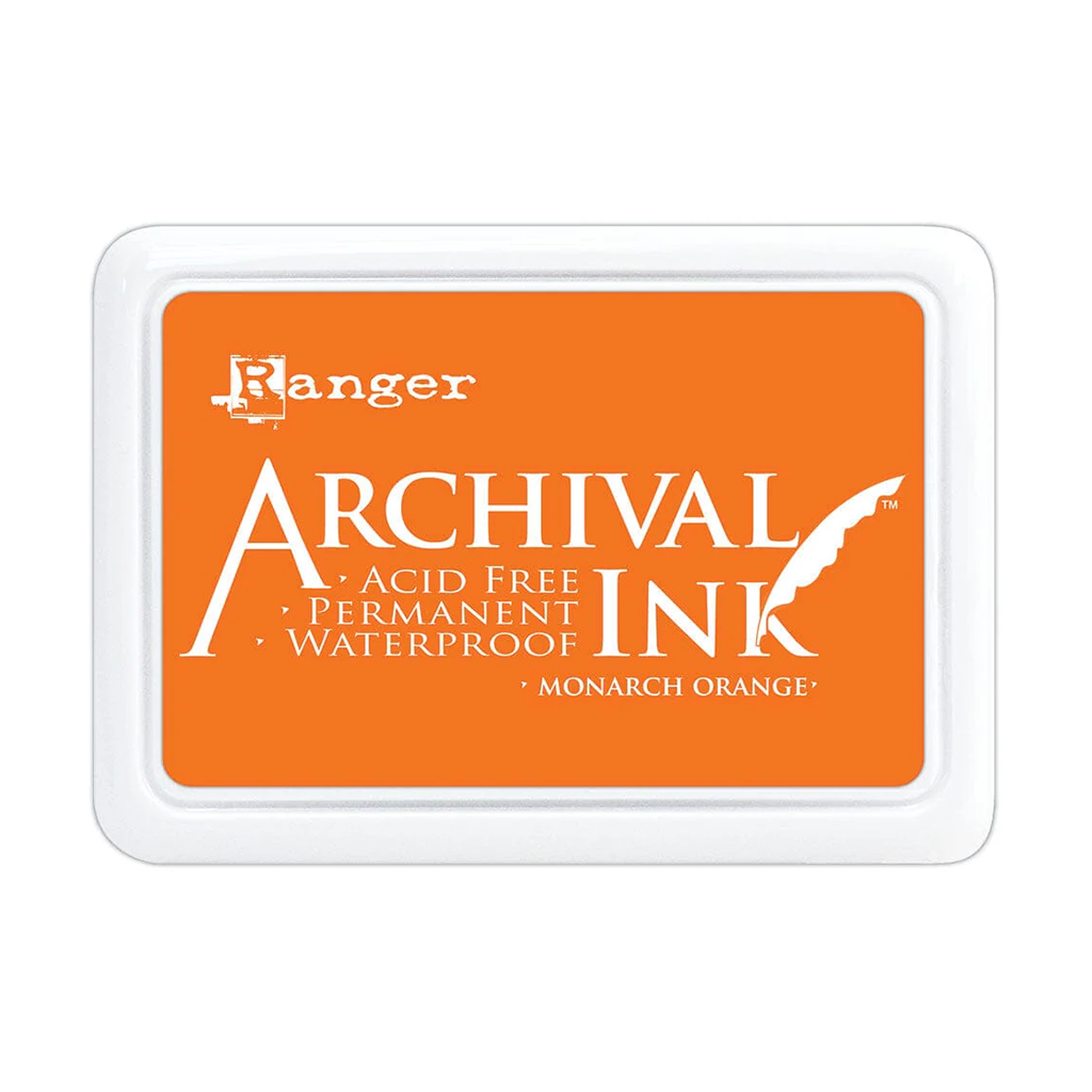 Ranger Archival Ink Pad #0, Monarch Orange