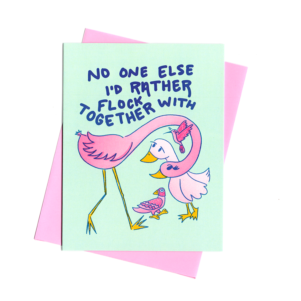 Flock Together With Friendship Card
