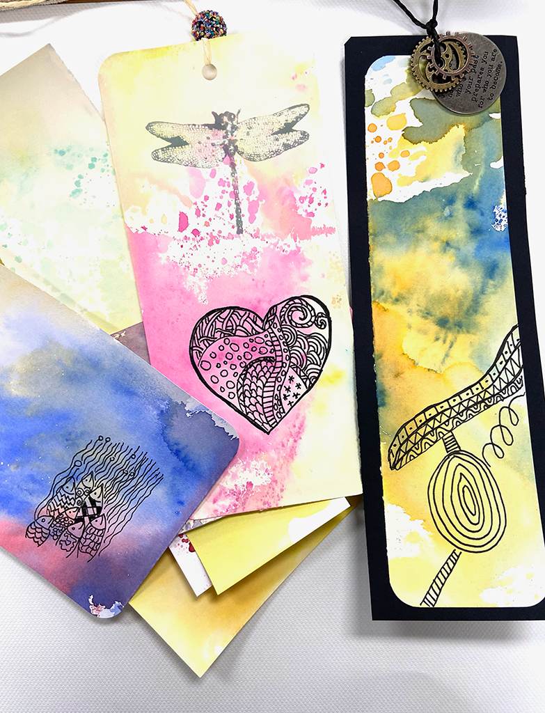 Saturday, Aug 24th at 6 PM - Doodling & Distressed Ink Workshop w/ Antonette