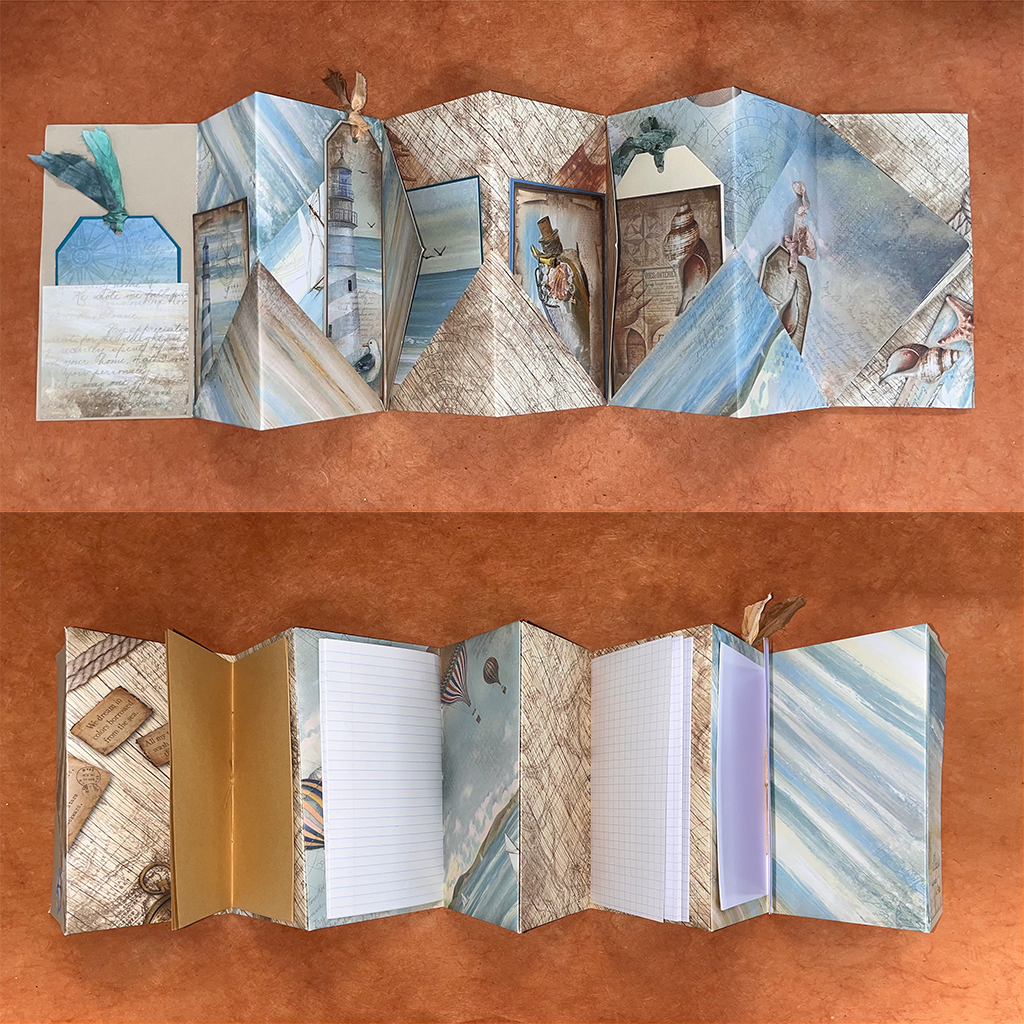 Saturday July 6th at 6 PM | Accordion Book Workshop w/ Beach Life Art