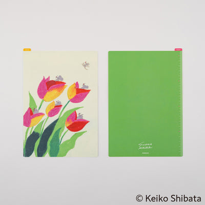 Hobonichi Pencil Board, A5 - Keiko Shibata: Swaying Tulips