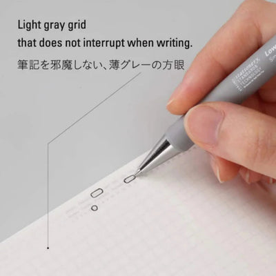 Stalogy 365 Days Grid Notebook, A5 - Black