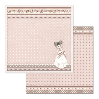 Stamperia Scrapbook Paper Pad, 10 Sheets, 12x12 - Little Girl