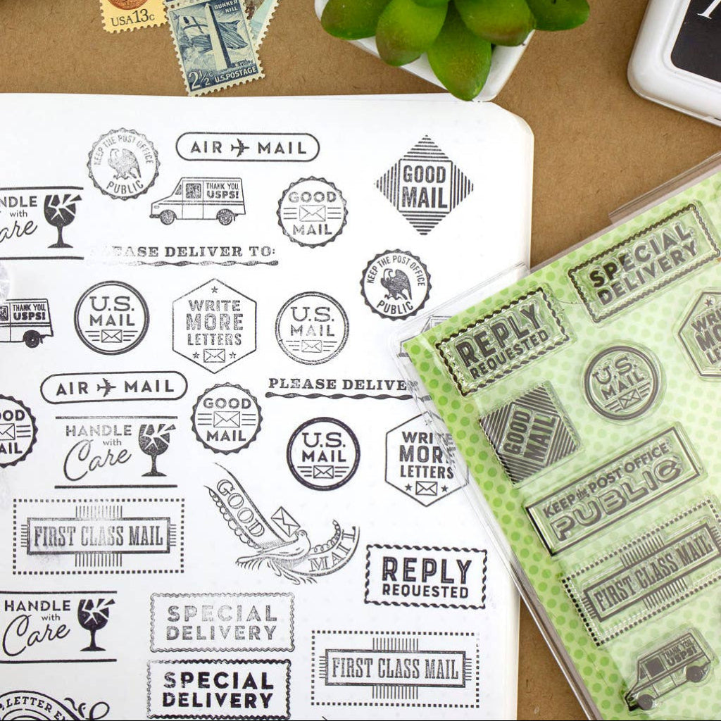 Stay Posted Clear Stamps 15 Design Set at Lighthouse Paper Co. in Melbourne, FL, Image 2
