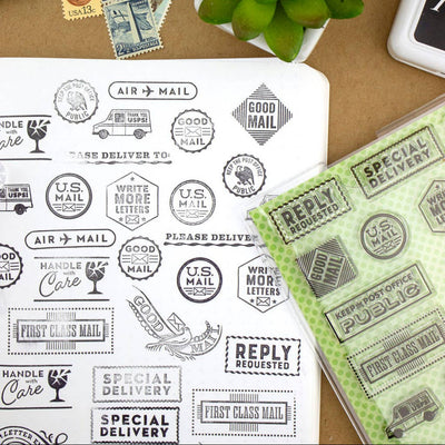 Stay Posted Clear Stamps 15 Design Set at Lighthouse Paper Co. in Melbourne, FL, Image 2