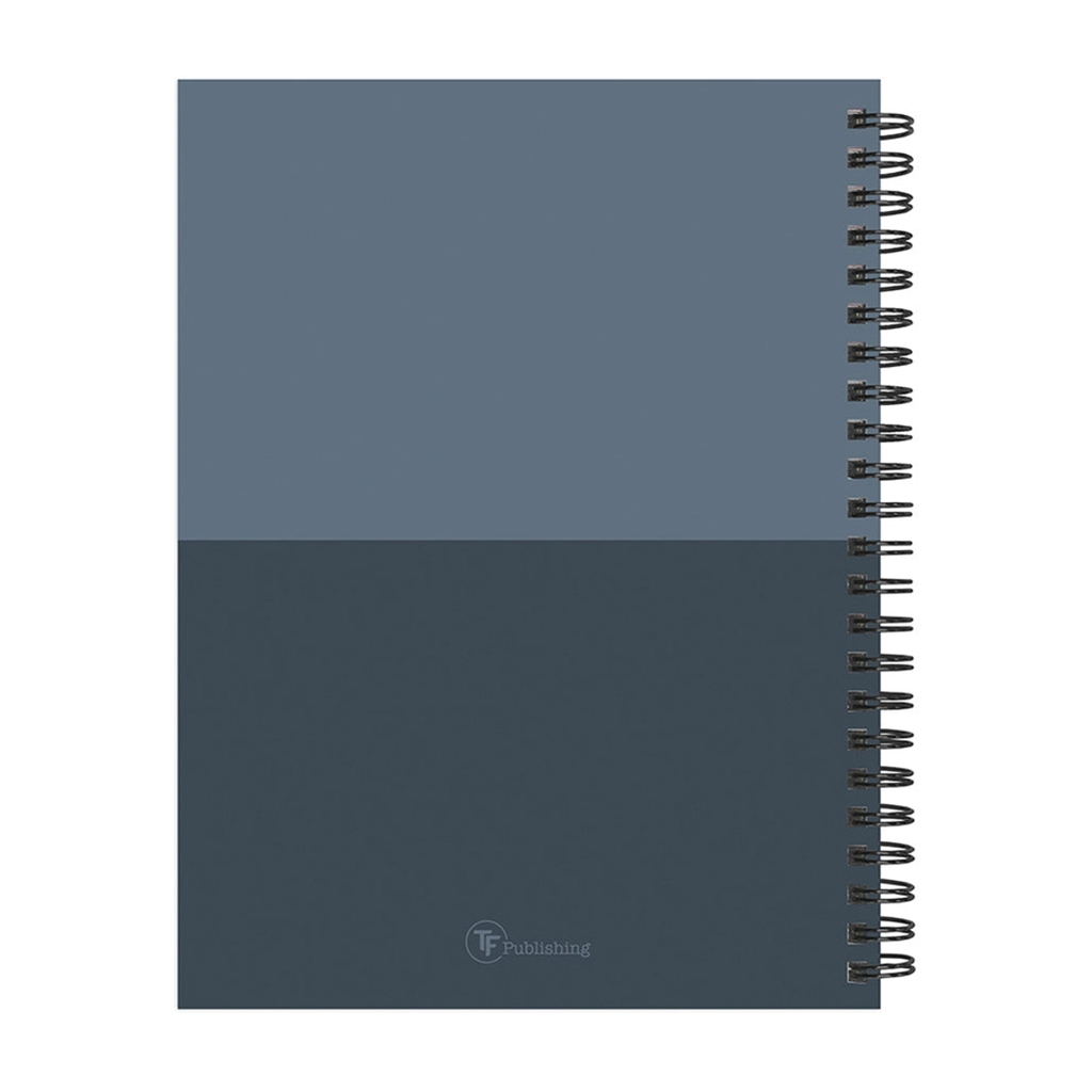 2024 Blue Blocked Medium Weekly Monthly Planner