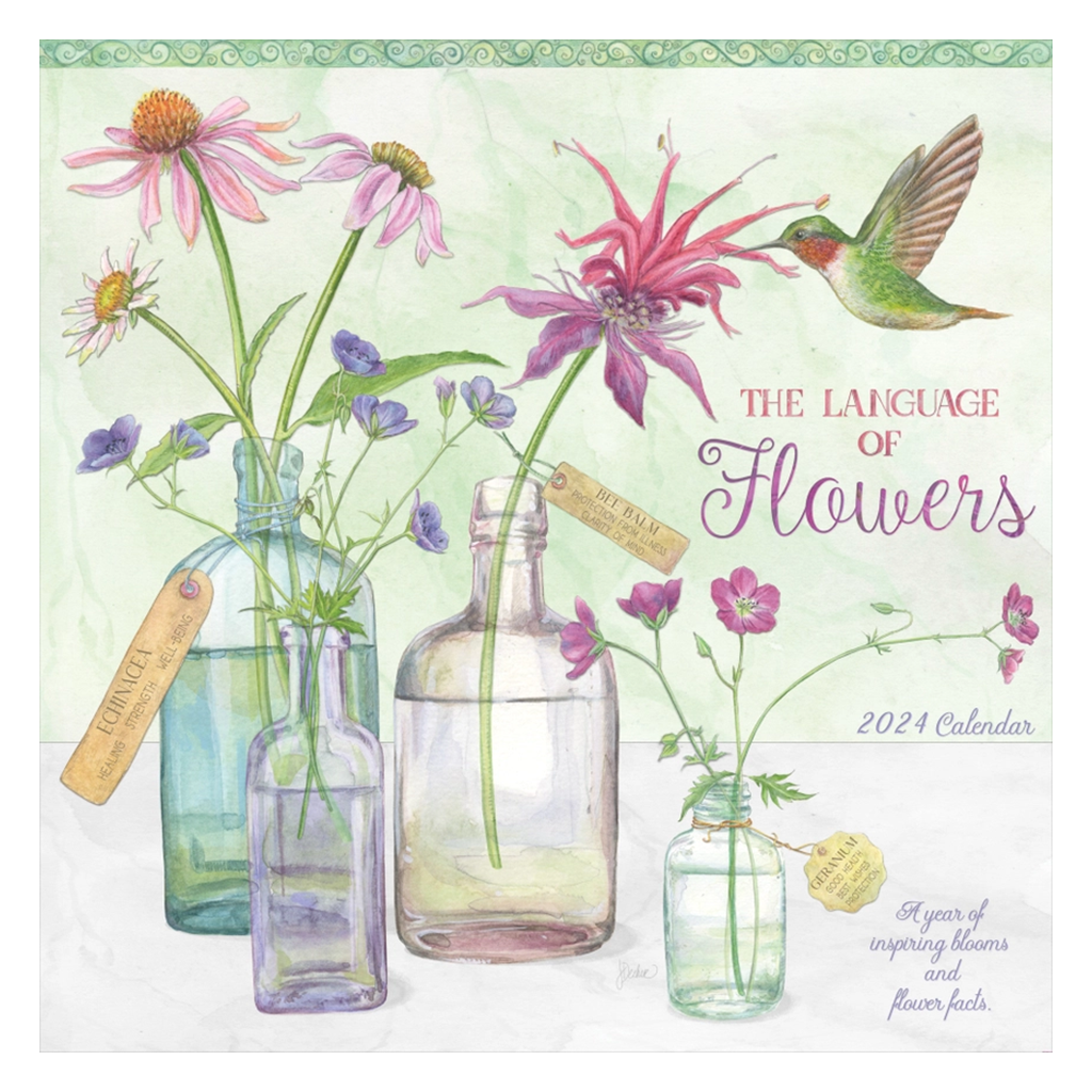 2024 The Language of Flowers Wall Calendar