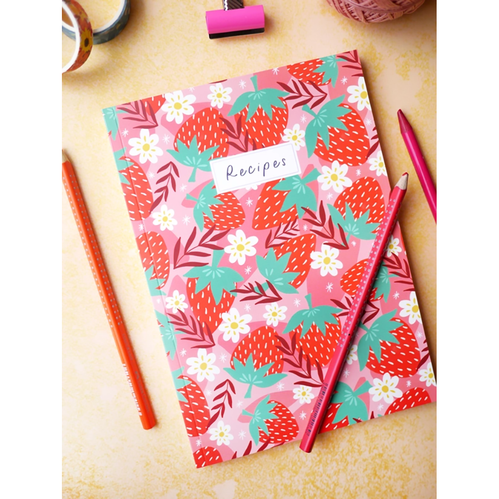 Journal de recettes aux grosses fraises, A5