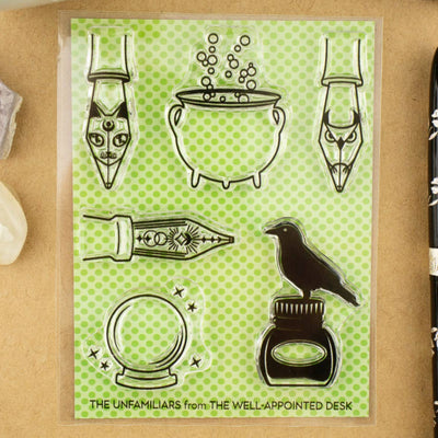 The Unfamiliars Clear Stamps, 6 Design Set